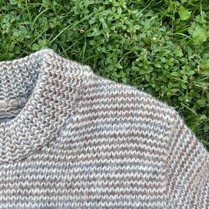 Tricolour Wool Knit Sweater